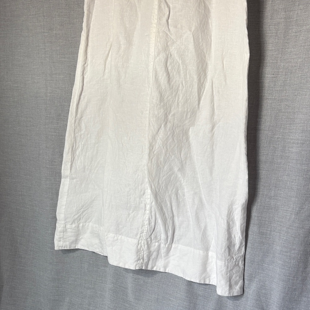J. Jill - White Sleeveless Linen Dress - NWOT - size S - Picture 6 of 12